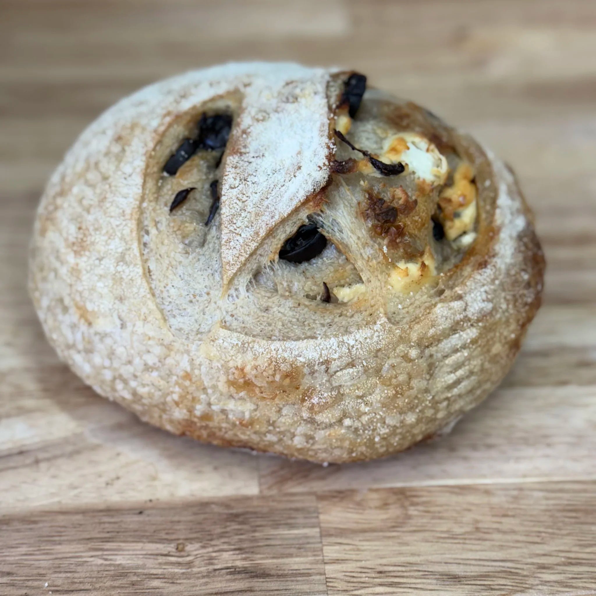 Black Olive Cream Cheese Sourdough