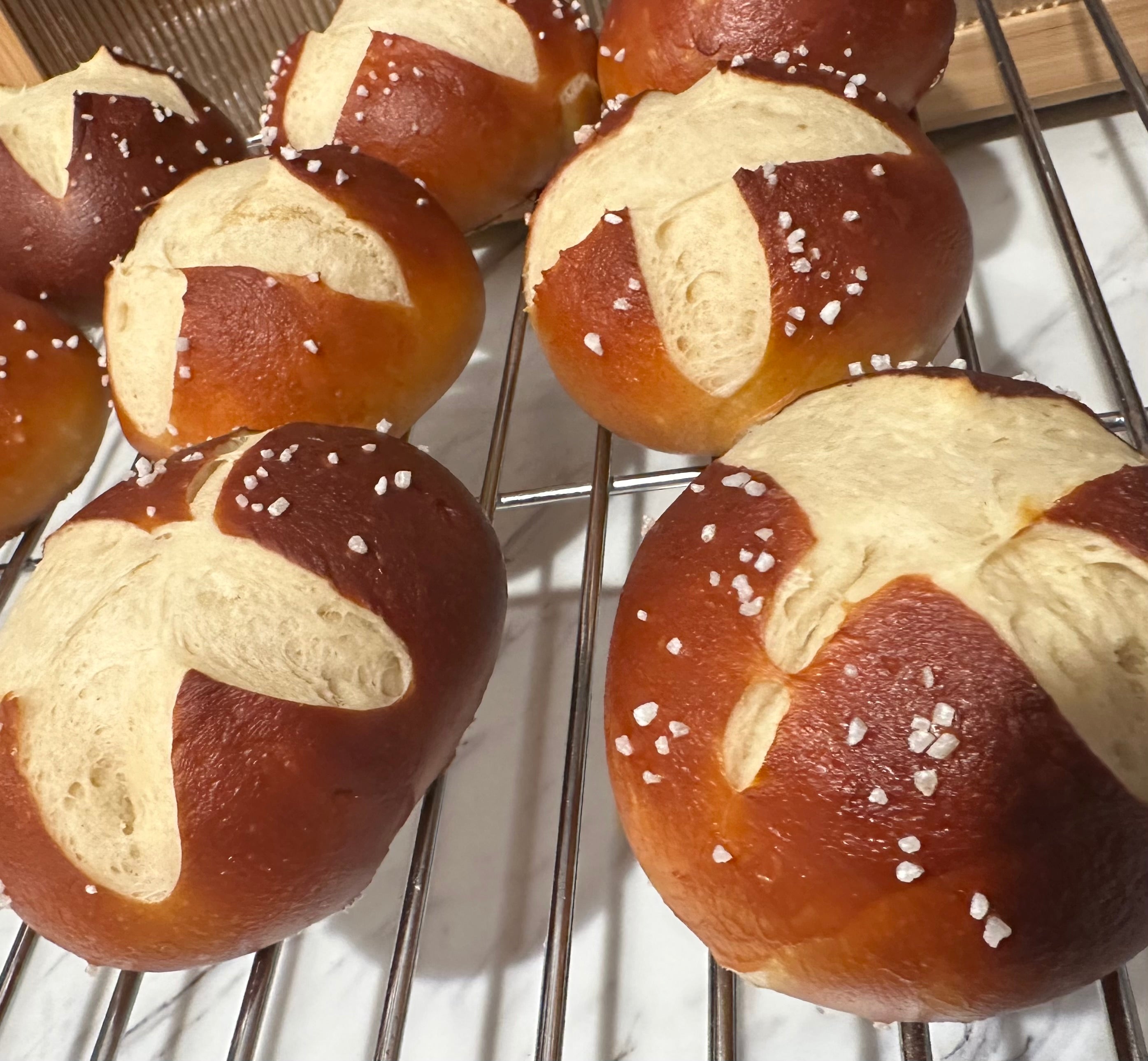 Pretzel Buns
