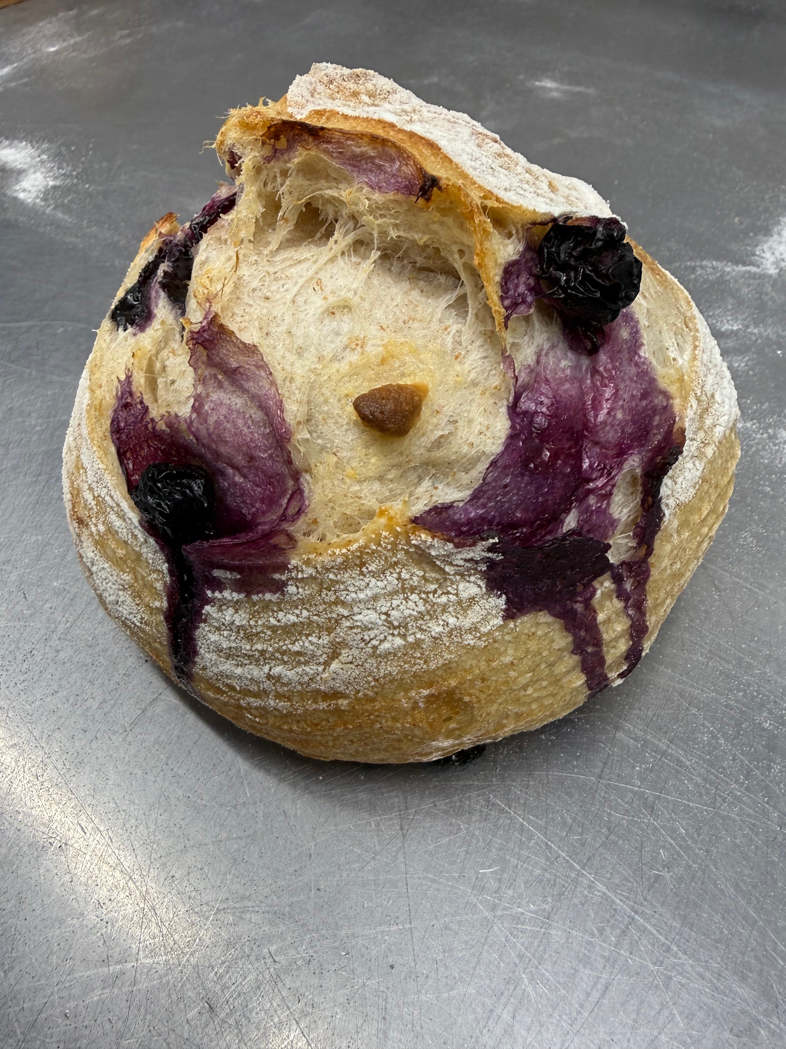 Blueberry and White Chocolate Sourdough